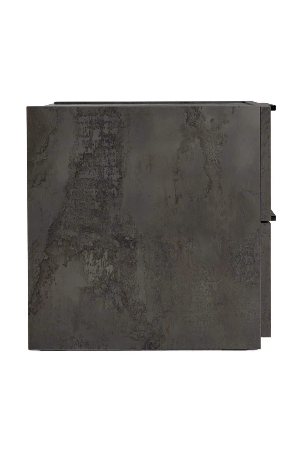 Luxury Modern Volcano Oxide 2-Drawer Nightstand European Style for Villa