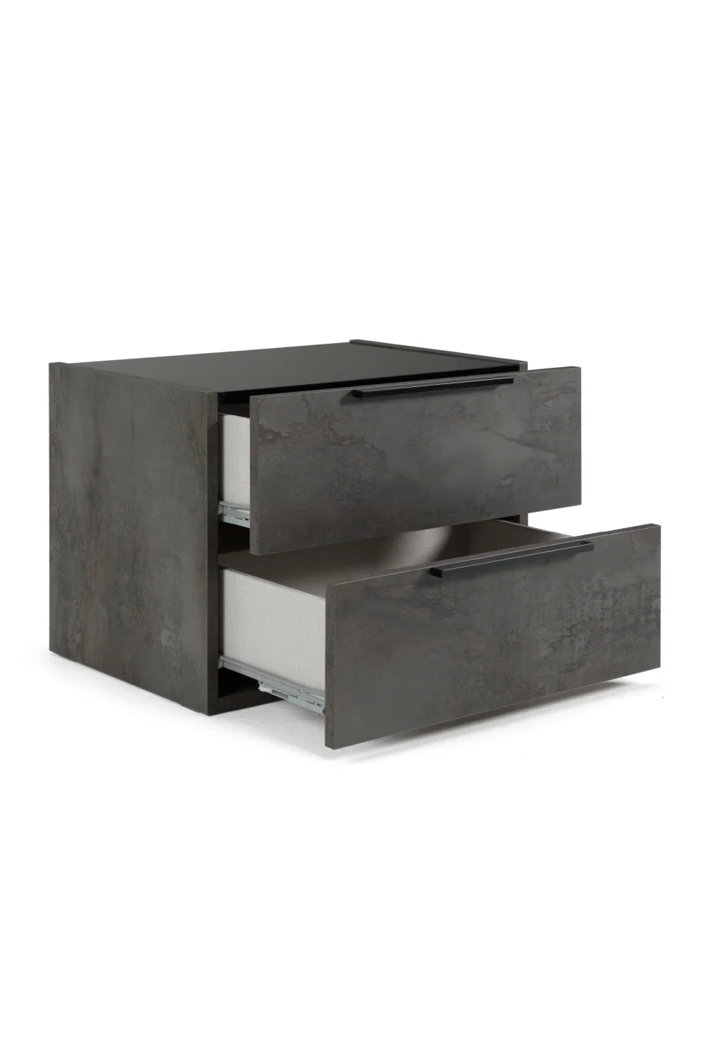 Luxury Modern Volcano Oxide 2-Drawer Nightstand European Style for Villa