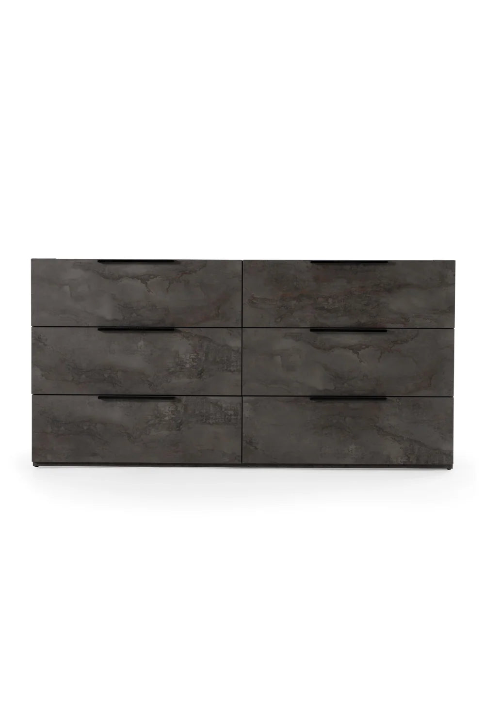 Luxury Modern Volcano Oxide 6-Drawer Dresser European Style for Villa