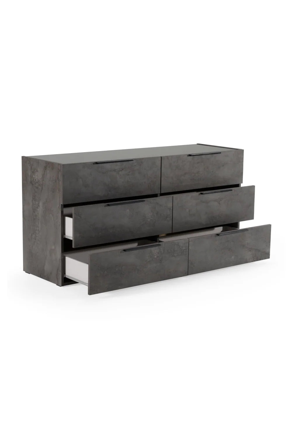 Luxury Modern Volcano Oxide 6-Drawer Dresser European Style for Villa