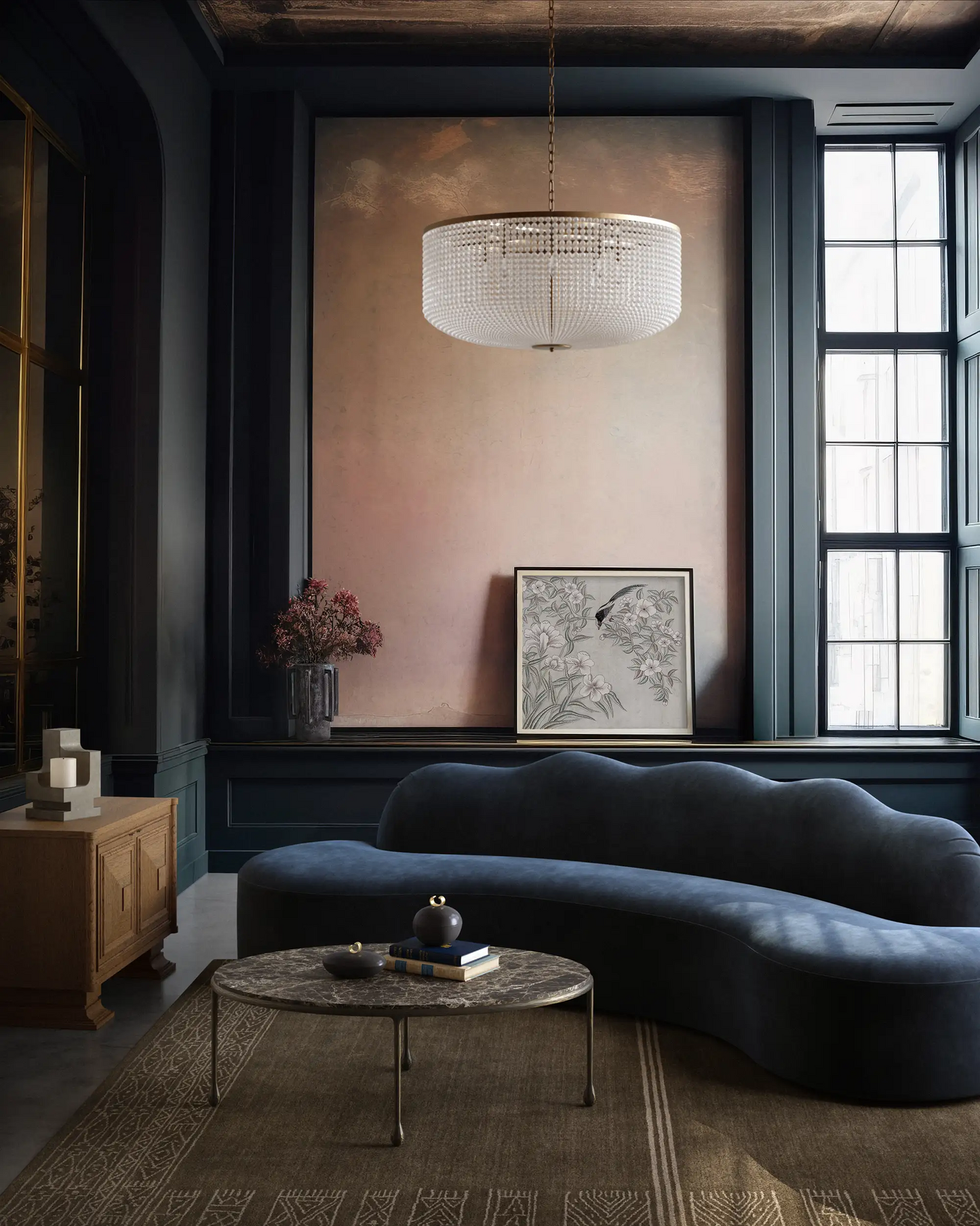 Luxury Modern Voltaire Cabinet European Style for Villa