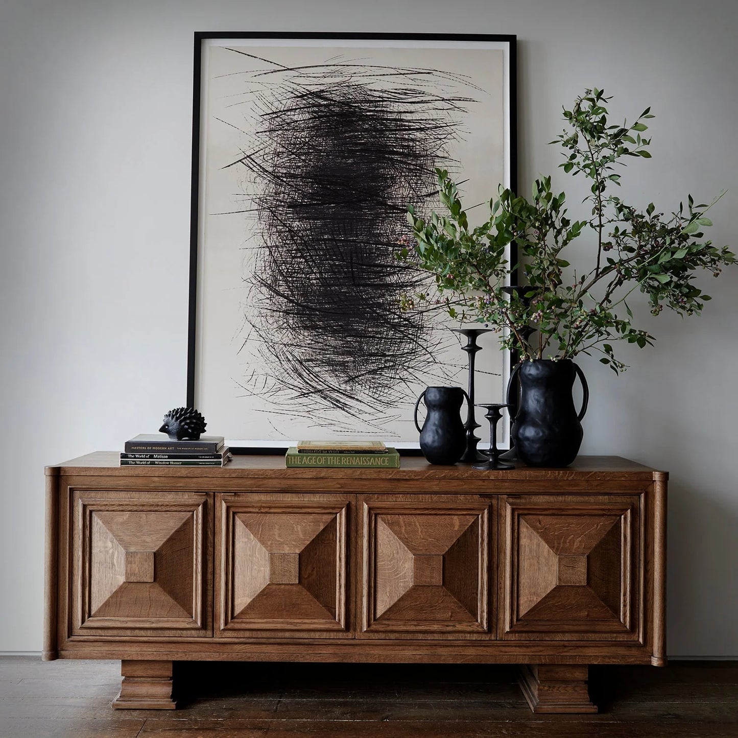 Luxury Modern Voltaire Sideboard European Style for Villa