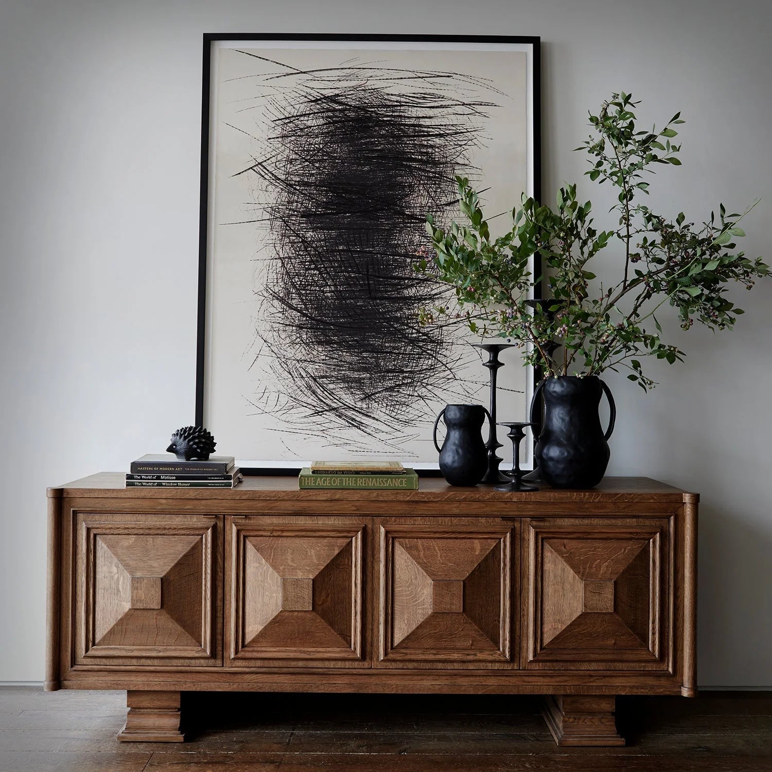 Luxury Modern Voltaire Sideboard European Style for Villa