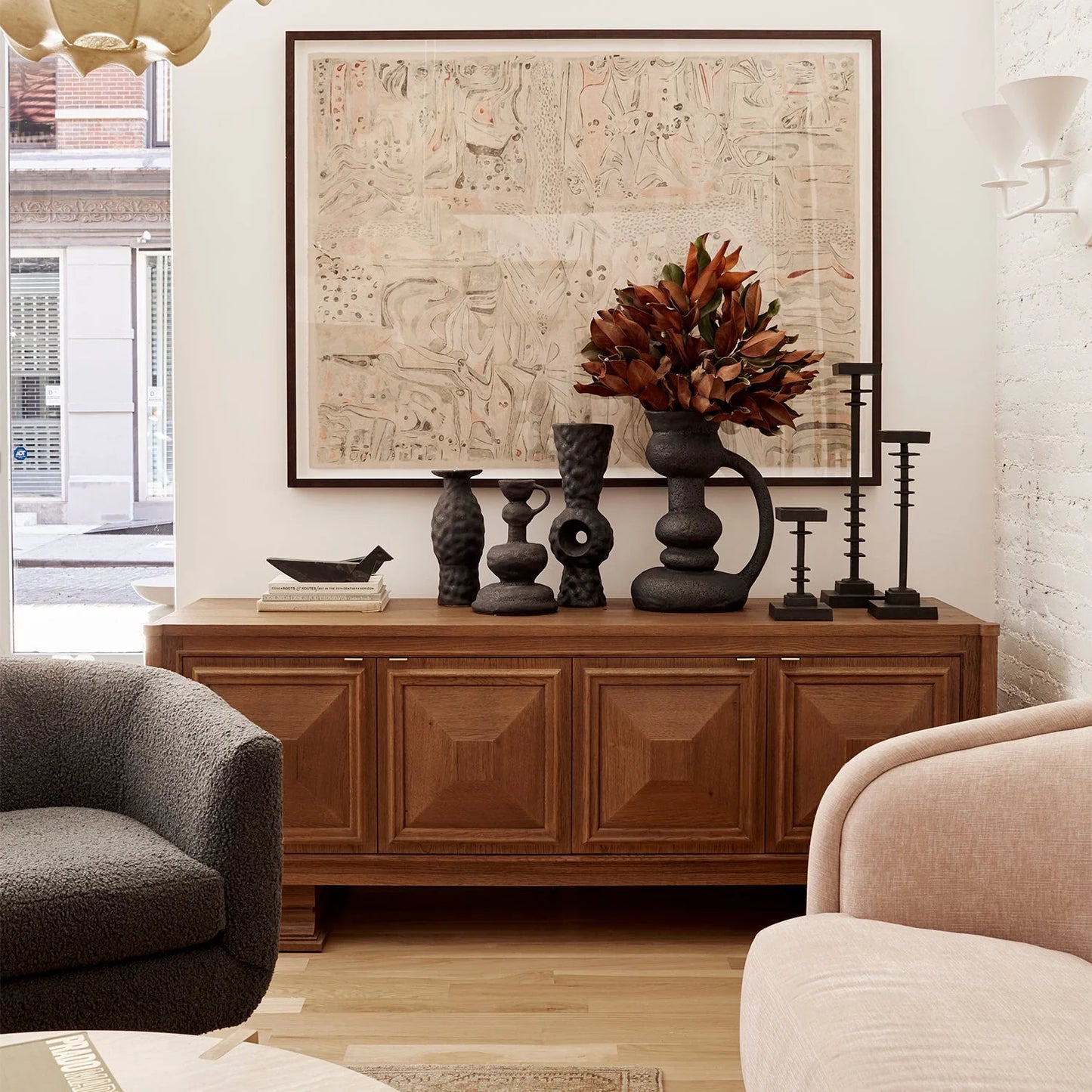 Luxury Modern Voltaire Sideboard European Style for Villa