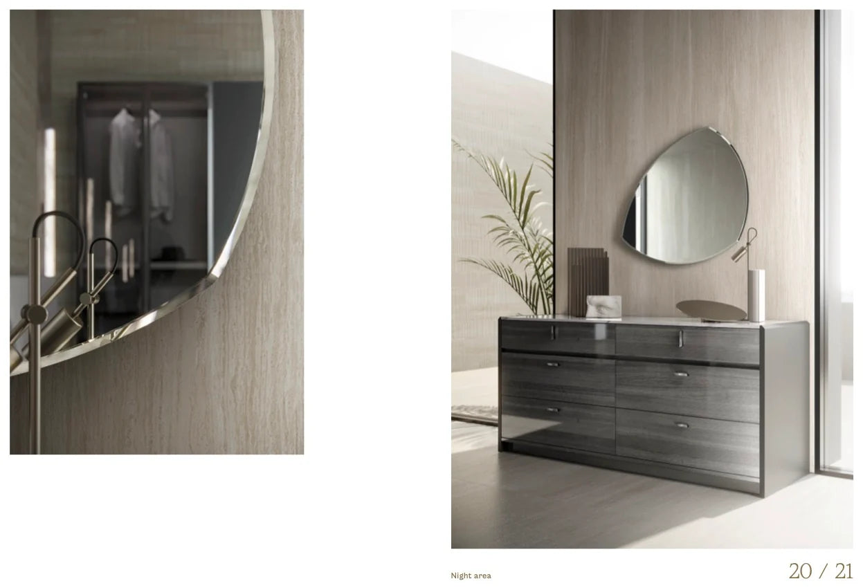 Luxury Modern Vulcano Bedroom Set European Style for Villa