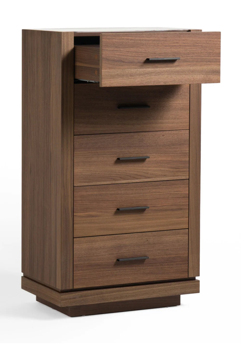 Luxury Modern Walnut 5-Drawer Dresser European Style for Villa