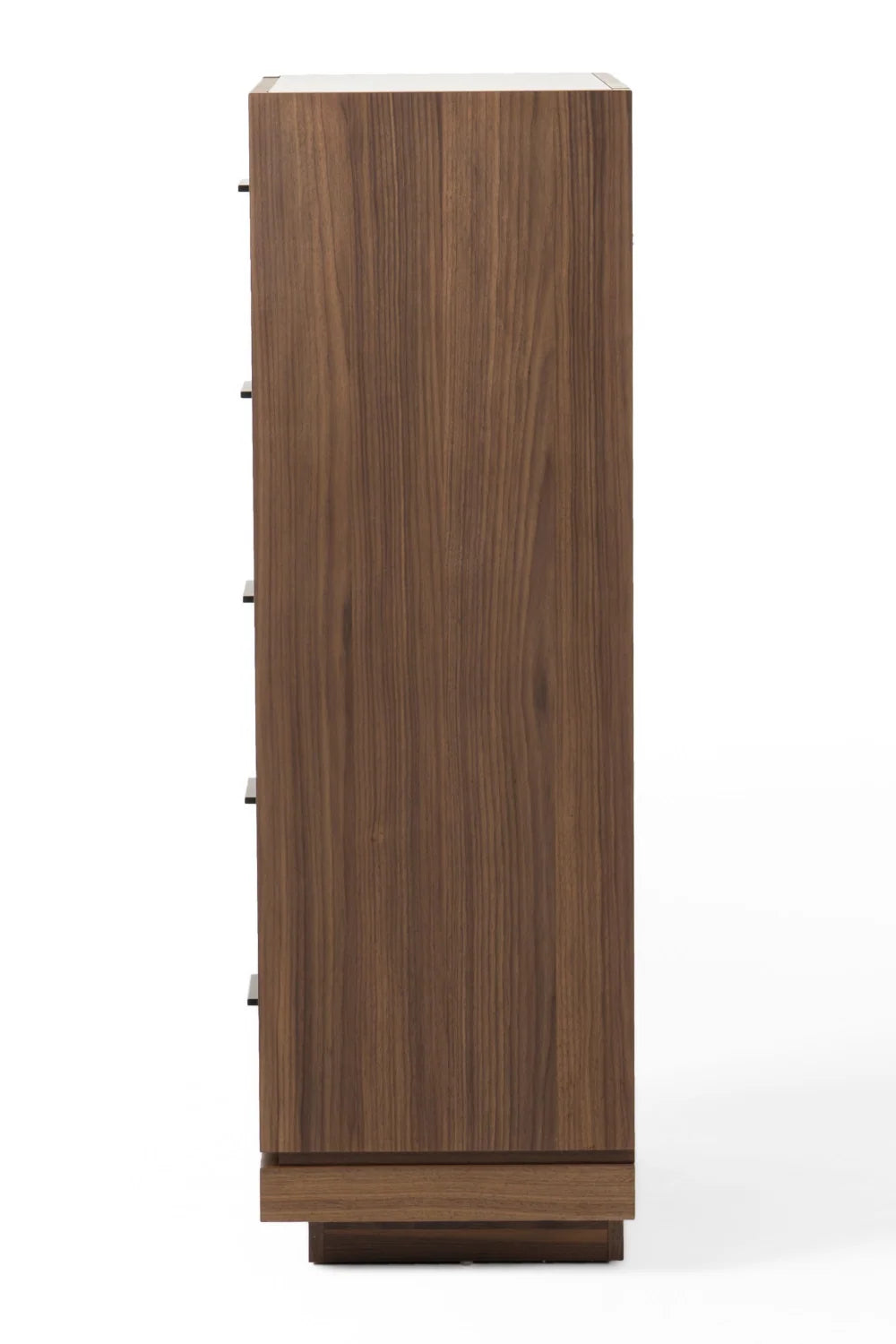 Luxury Modern Walnut 5-Drawer Dresser European Style for Villa