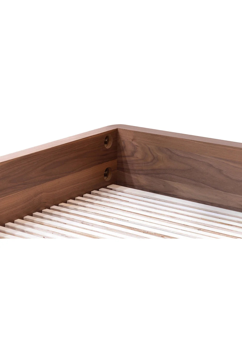 Luxury Modern Walnut Bed European Style for Villa