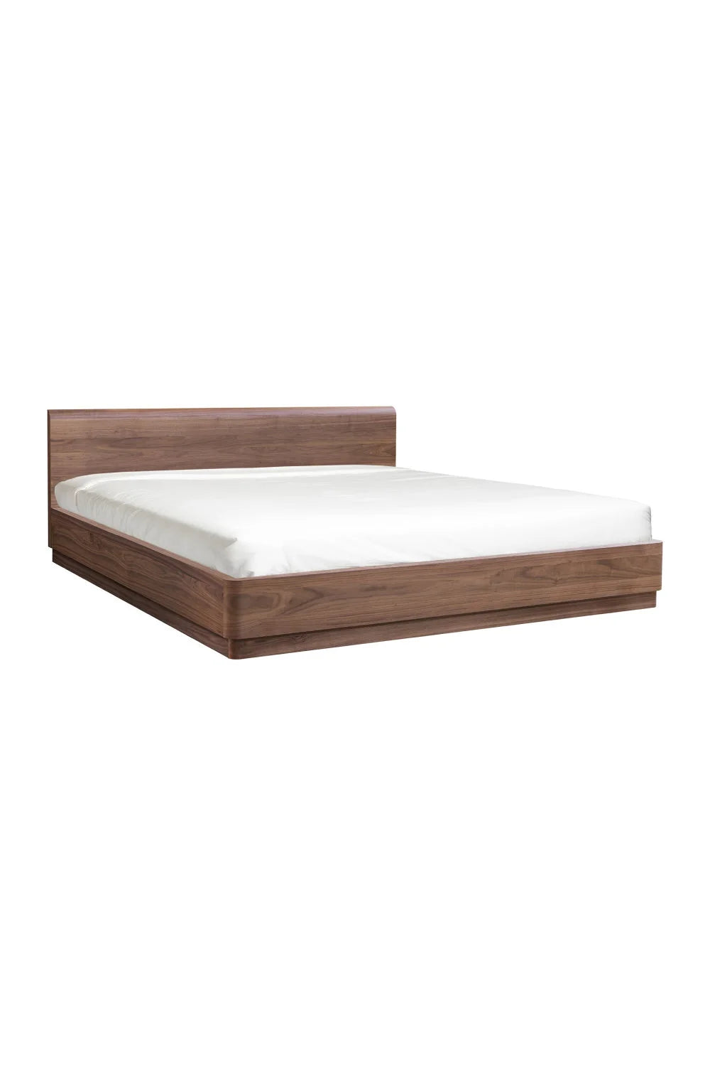Luxury Modern Walnut Bed European Style for Villa