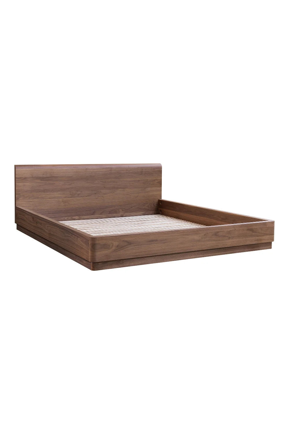 Luxury Modern Walnut Bed European Style for Villa