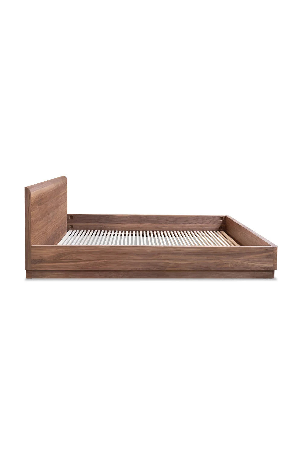 Luxury Modern Walnut Bed European Style for Villa