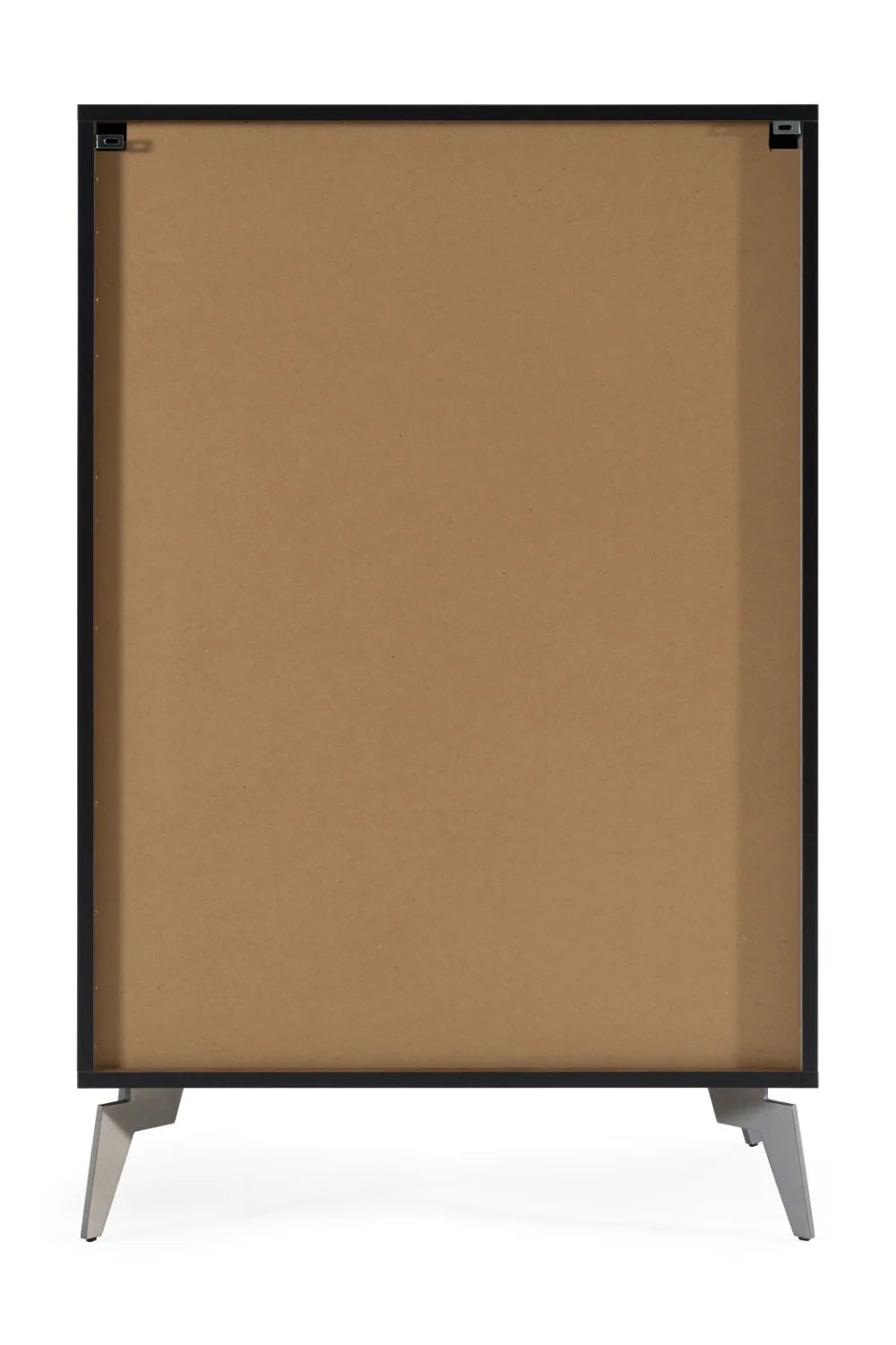 Luxury Modern Walnut Concrete 5-Drawer Chest European Style for Villa