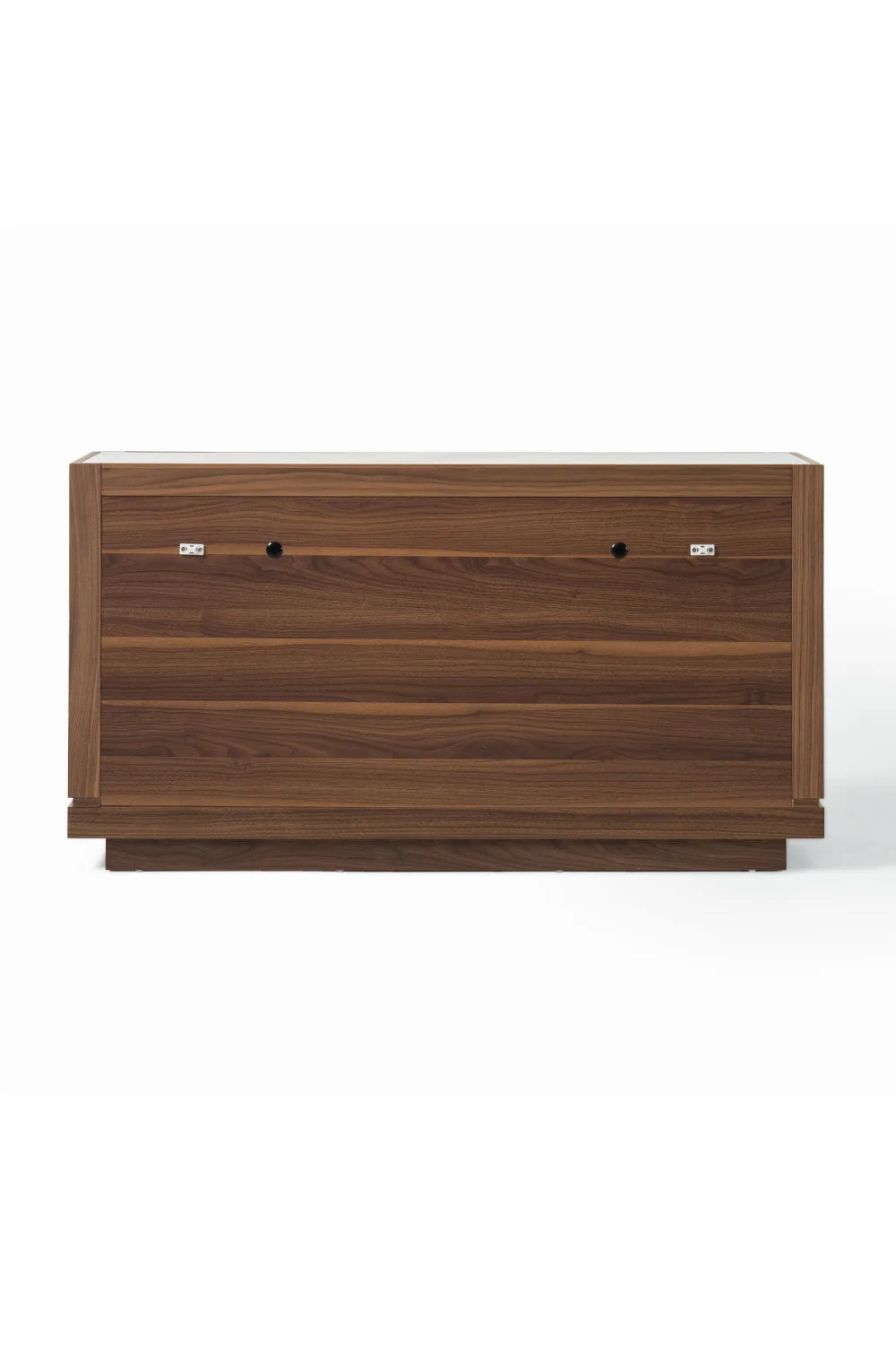 Luxury Modern Walnut Six Drawer Dresser European Style for Villa
