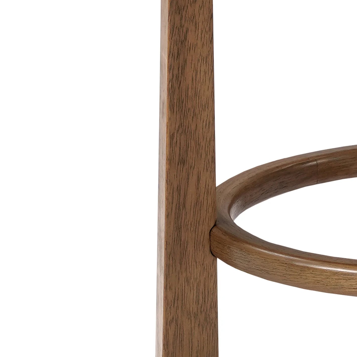 Luxury Modern Walnut Wood Bar Stool European Style for Villa