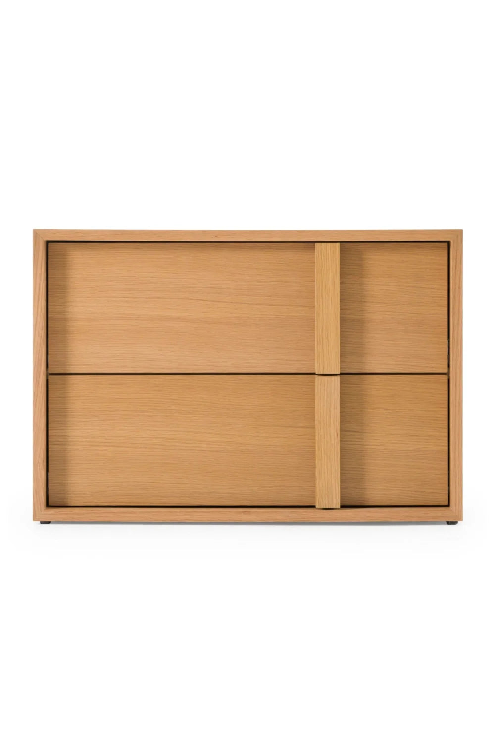 Luxury Modern Warm Oak Nightstand European Style for Villa