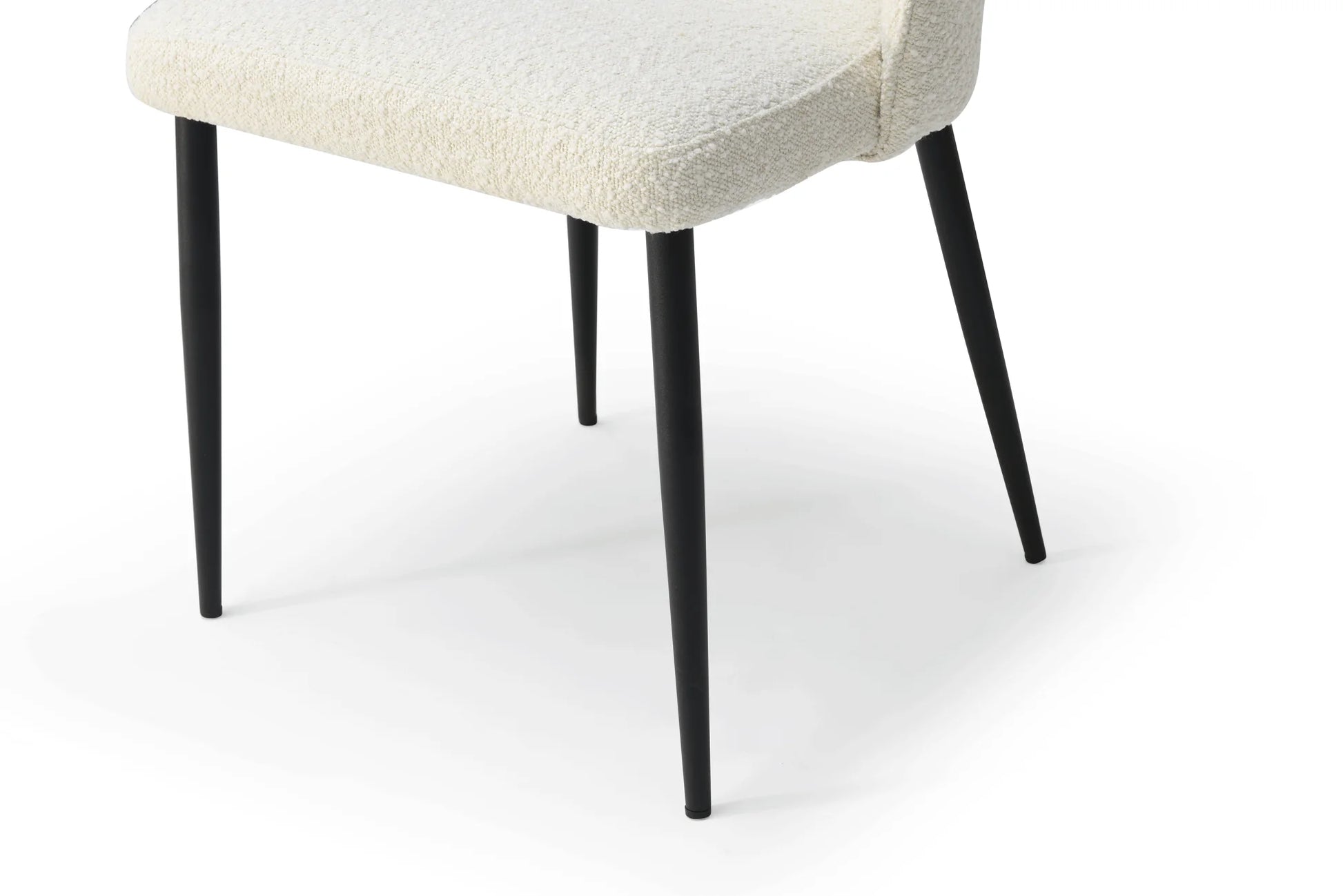 Luxury Modern Wave Dining Chair European Style for Villa