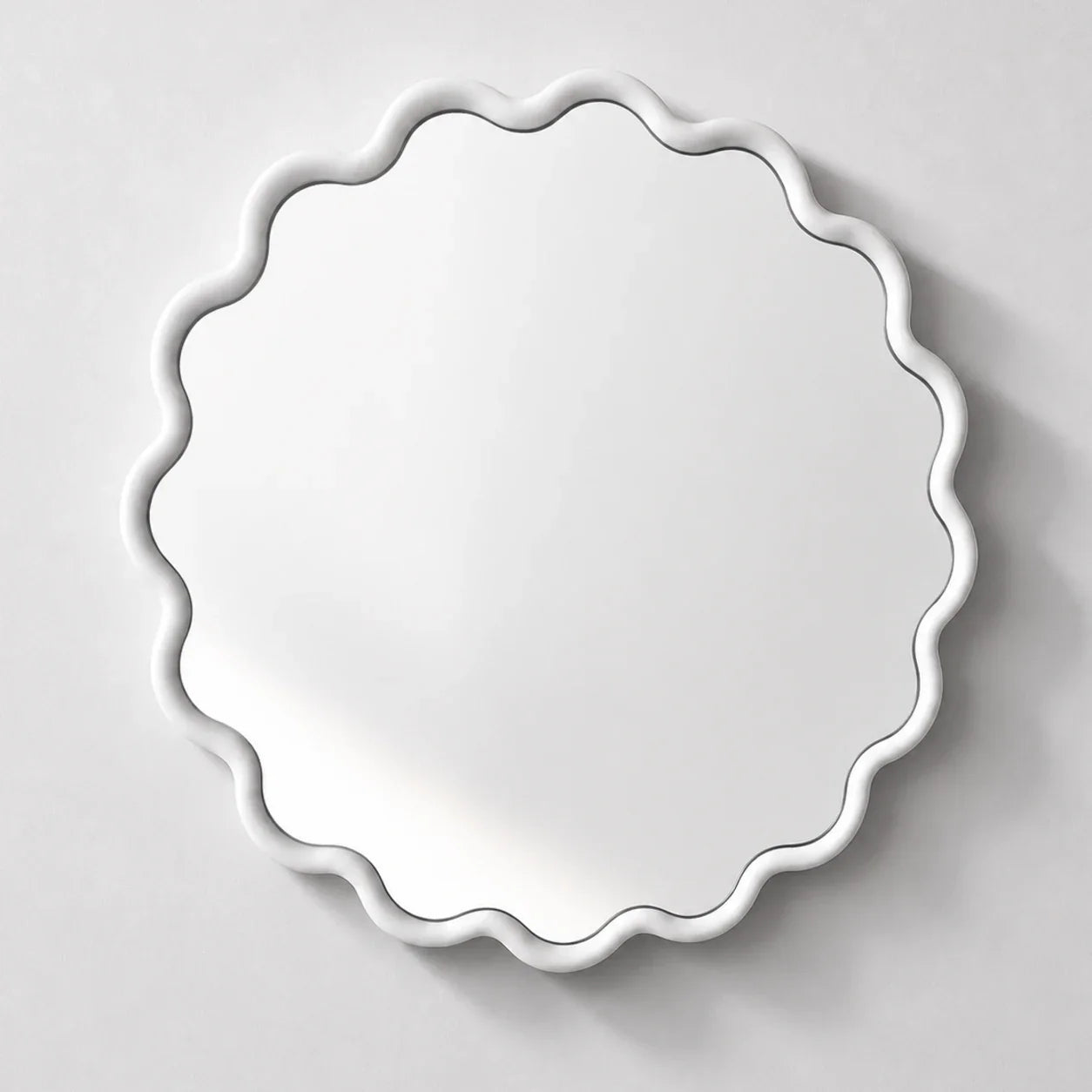 Luxury Modern Wave Mirror European Style for Villa