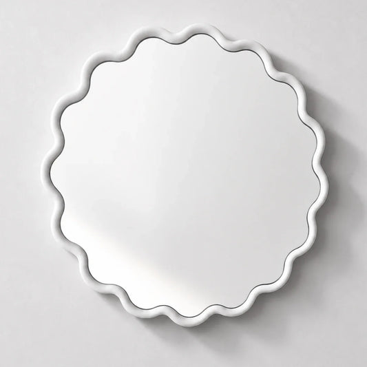 Luxury Modern Wave Mirror European Style for Villa