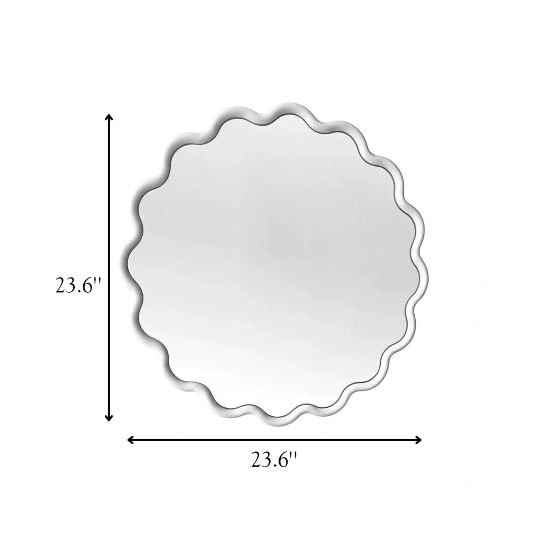 Luxury Modern Wave Mirror European Style for Villa