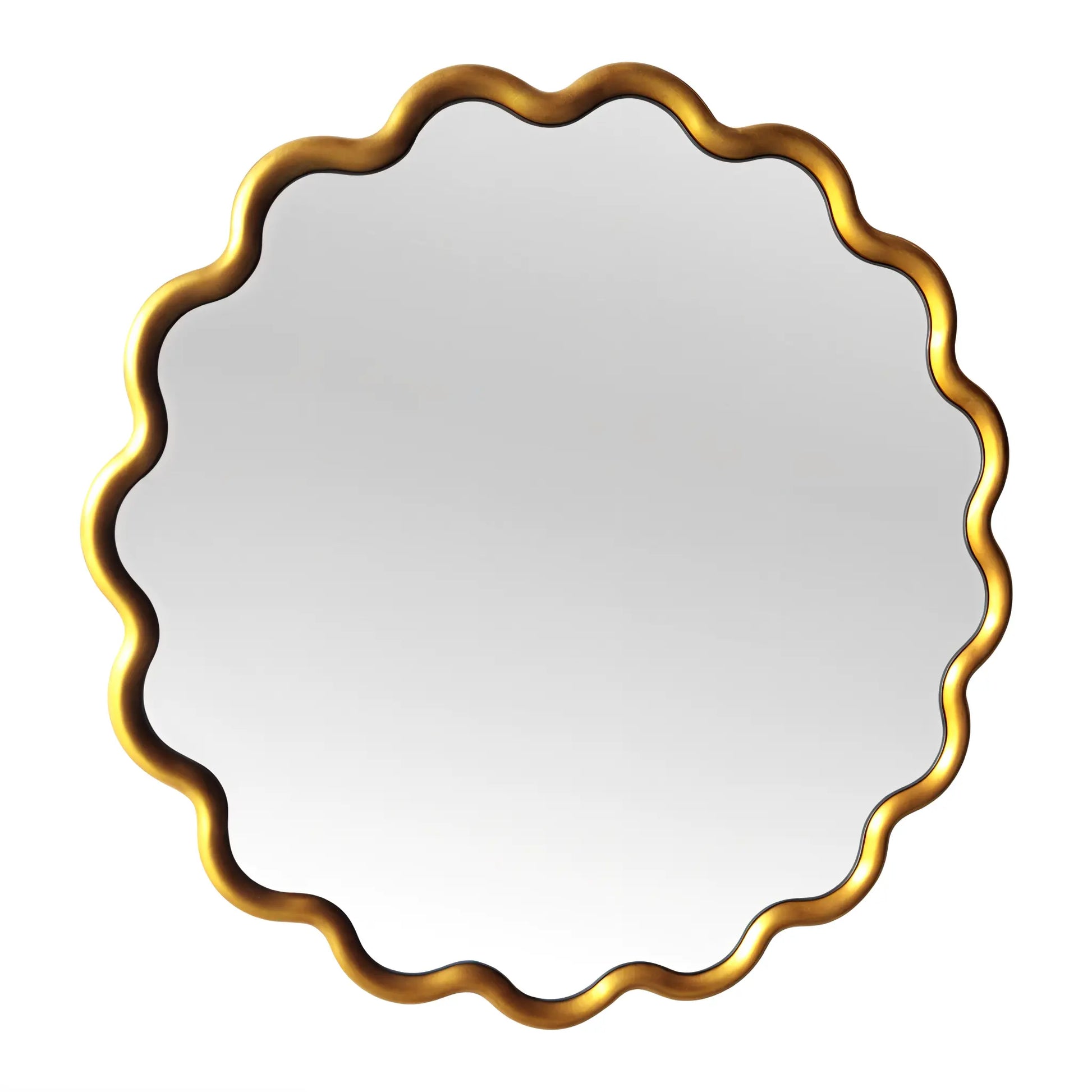 Luxury Modern Wave Mirror European Style for Villa