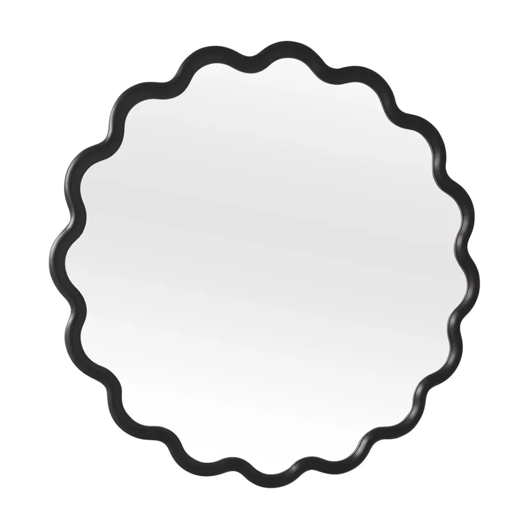 Luxury Modern Wave Mirror European Style for Villa