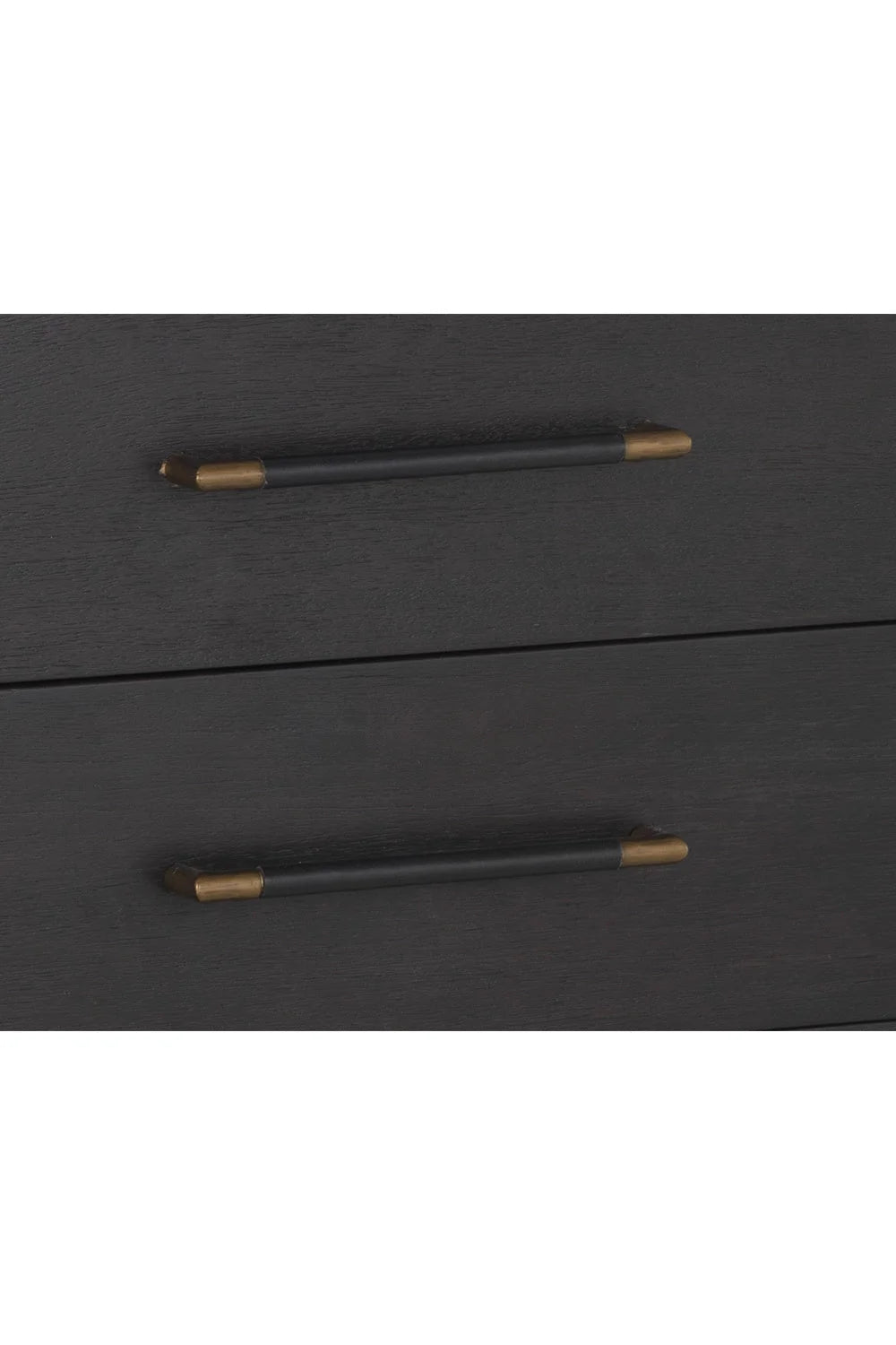 Luxury Modern Weldrick 2-Drawer Nightstand European Style for Villa