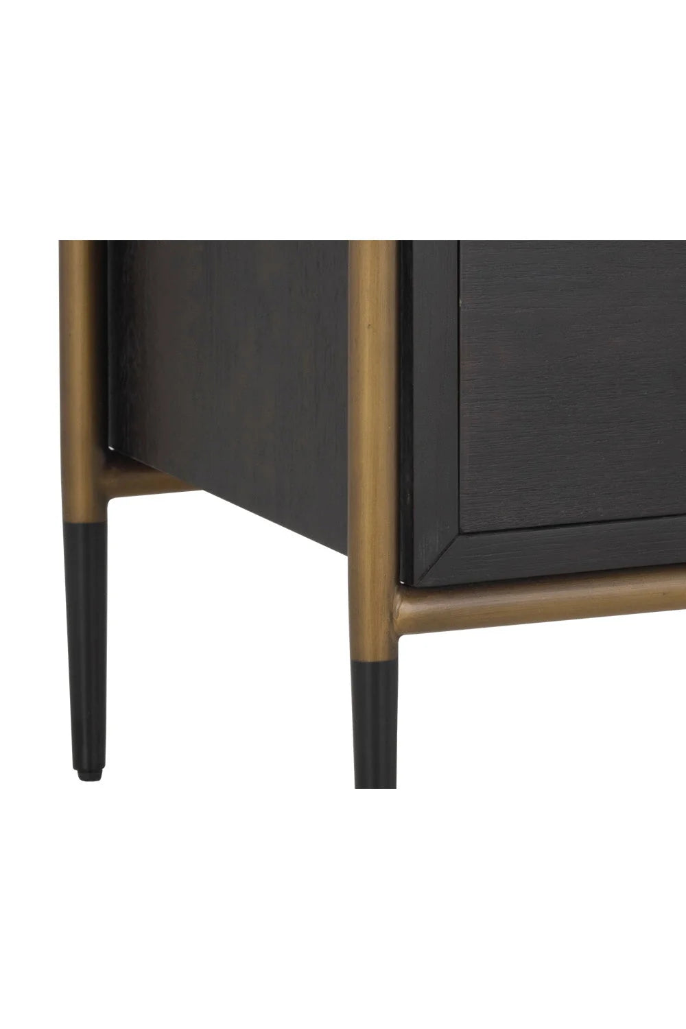 Luxury Modern Weldrick 2-Drawer Nightstand European Style for Villa