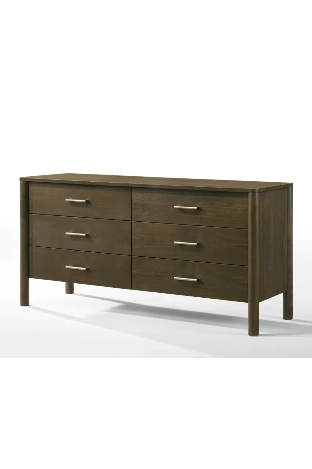 Luxury Modern Wenge 6-Drawer Dresser European Style for Villa