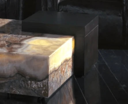 Luxury Modern Wenge Cocktail Table European Style for Villa