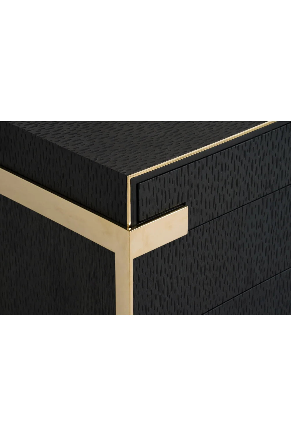 Luxury Modern Wenge Oak 6-Drawer Dresser European Style for Villa
