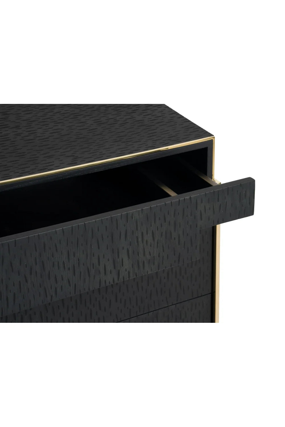 Luxury Modern Wenge Oak 6-Drawer Dresser European Style for Villa