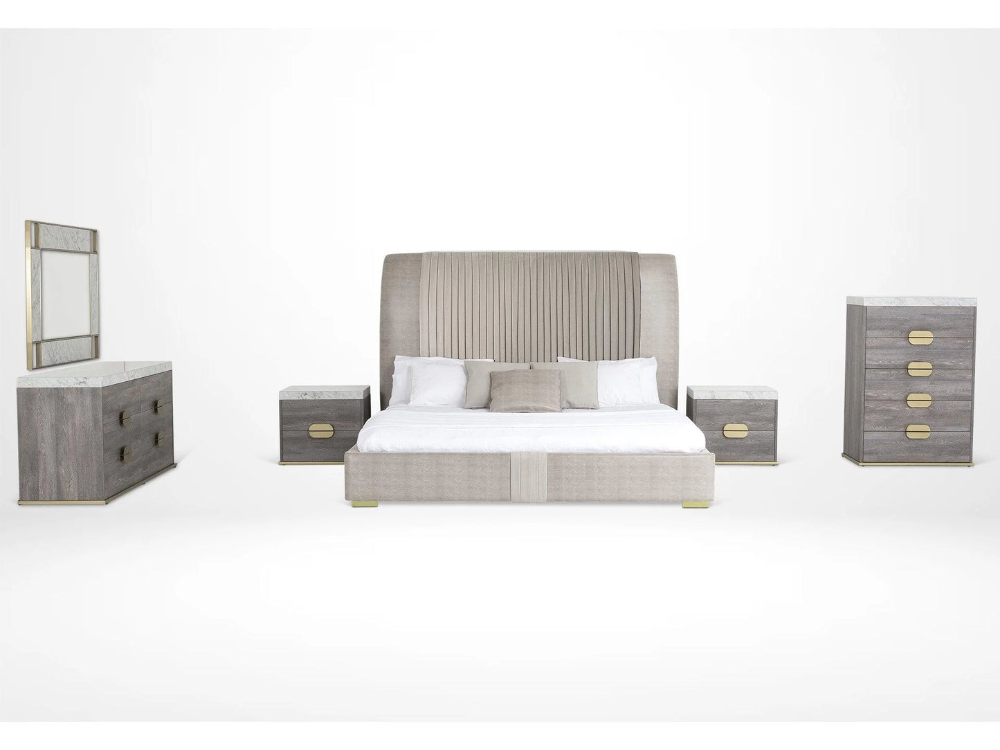 Luxury Modern Westin Bedroom Set European Style for Villa