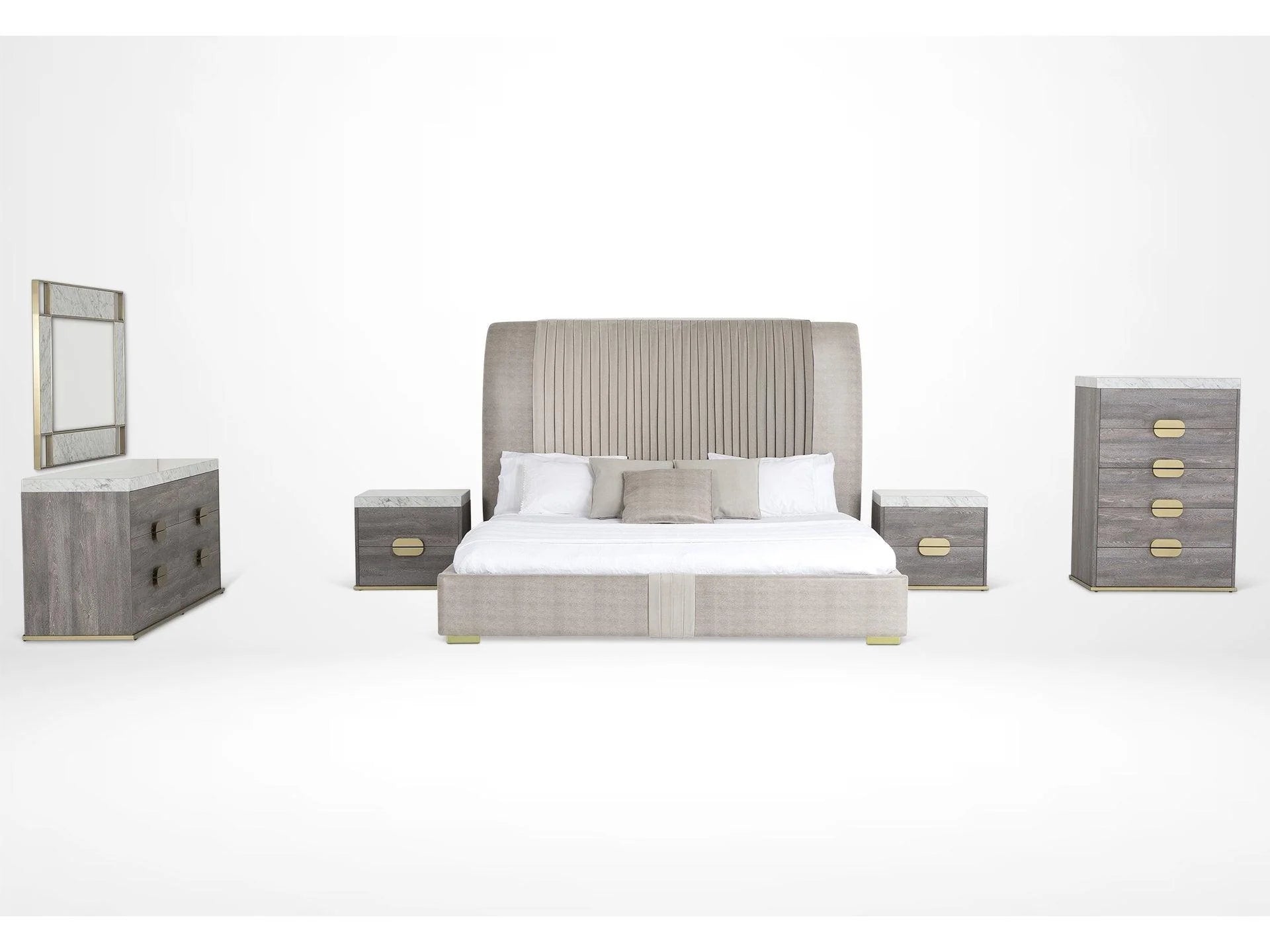 Luxury Modern Westin Bedroom Set European Style for Villa