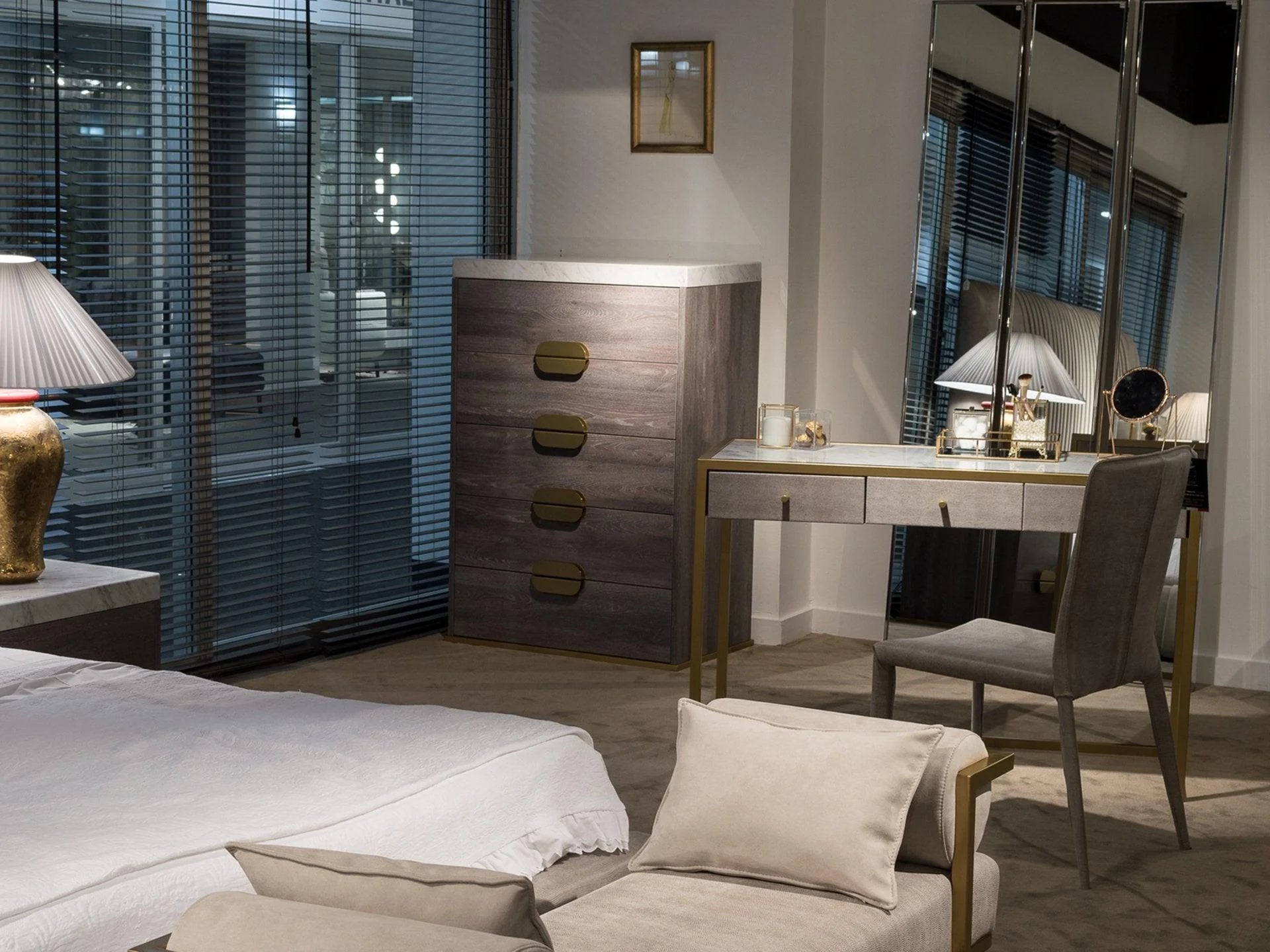 Luxury Modern Westin Bedroom Set European Style for Villa