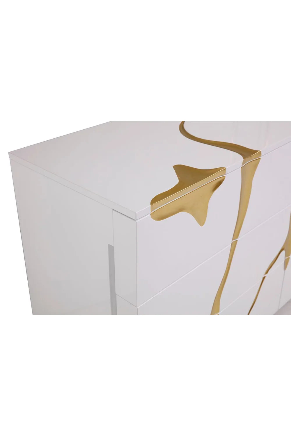 Luxury Modern White 6-Drawer Dresser European Style for Villa