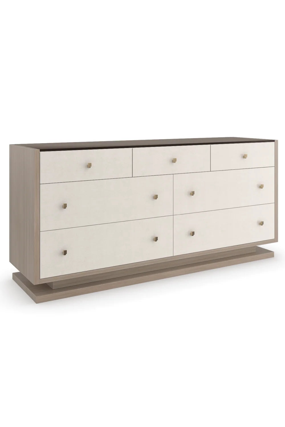 Luxury Modern White 7-Drawer Dresser European Style for Villa