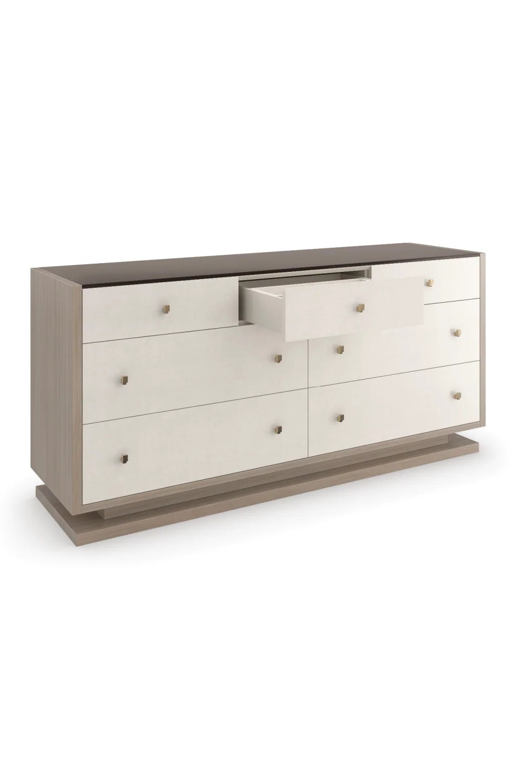 Luxury Modern White 7-Drawer Dresser European Style for Villa