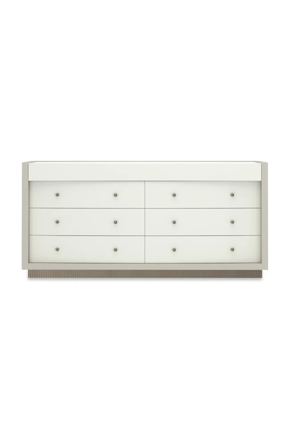 Luxury Modern White 8-Drawer Dresser European Style for Villa