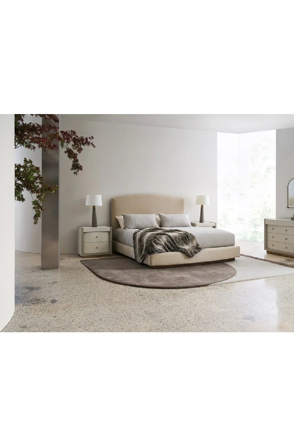 Luxury Modern White 8-Drawer Dresser European Style for Villa