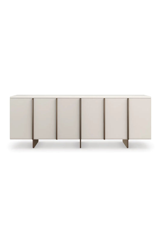 Luxury Modern White Credenza European Style for Villa