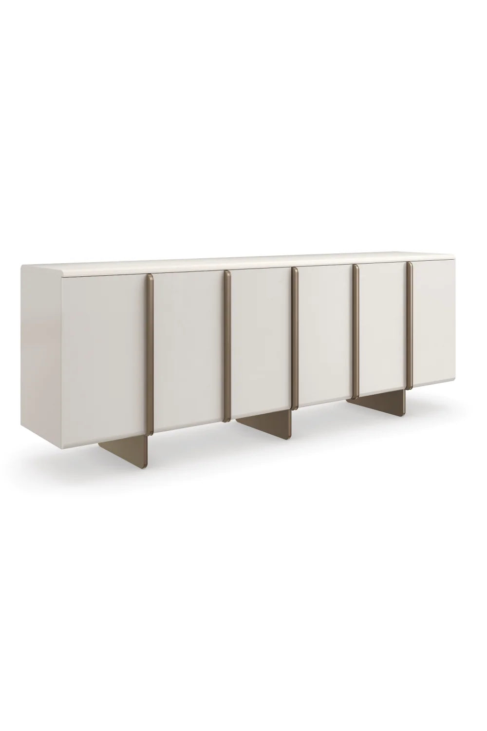 Luxury Modern White Credenza European Style for Villa