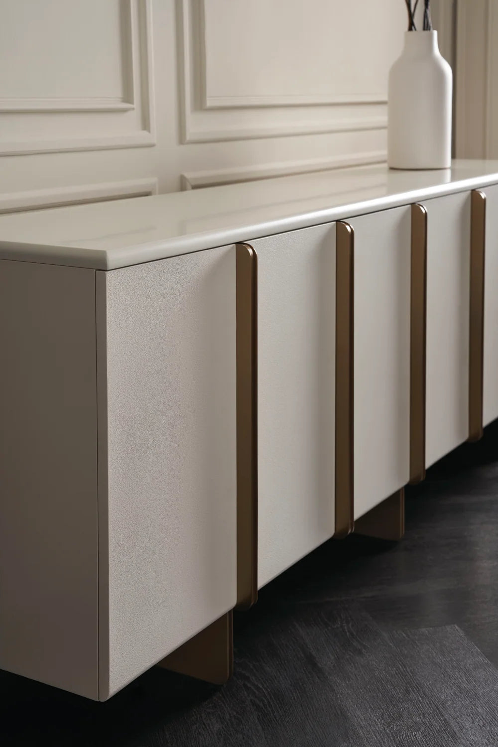 Luxury Modern White Credenza European Style for Villa
