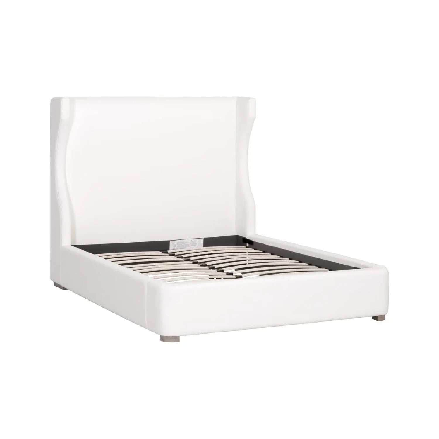 Luxury Modern White Fabric Bed European Style for Villa