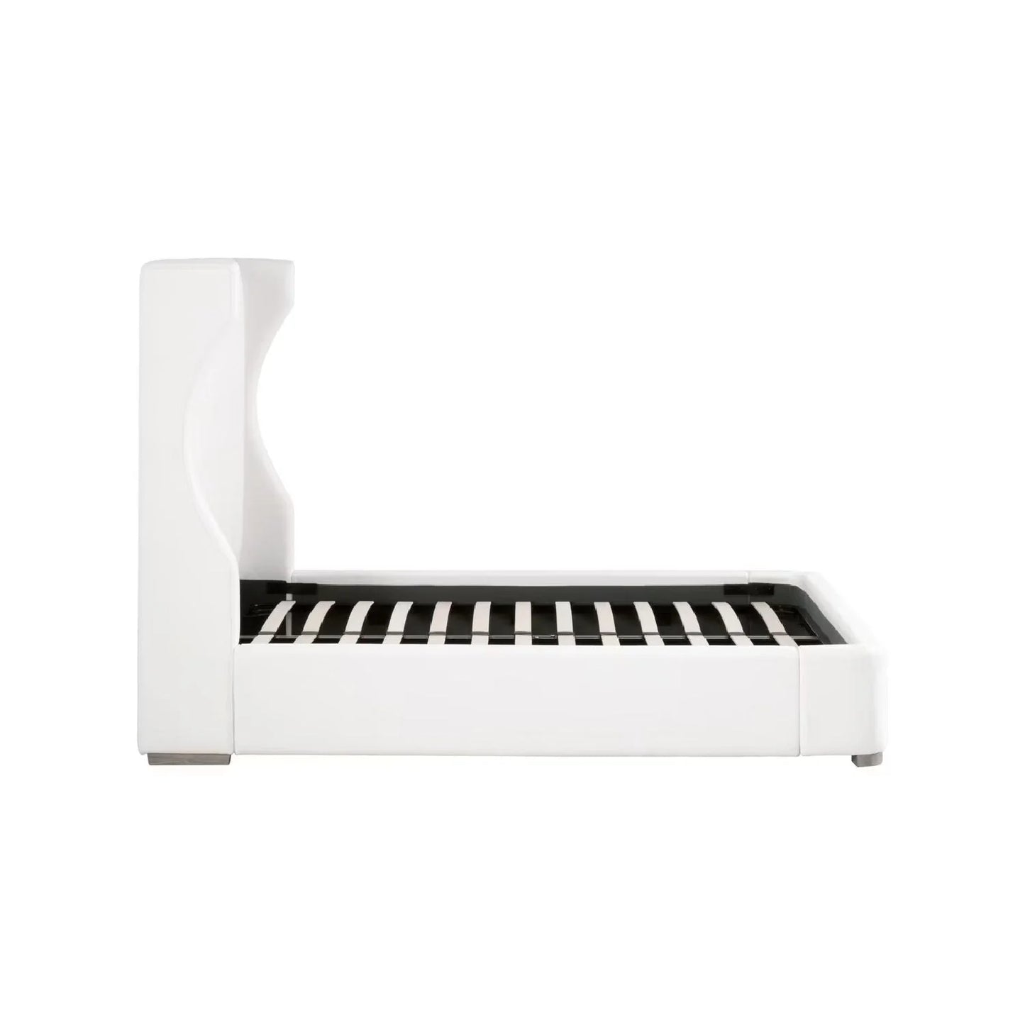 Luxury Modern White Fabric Bed European Style for Villa