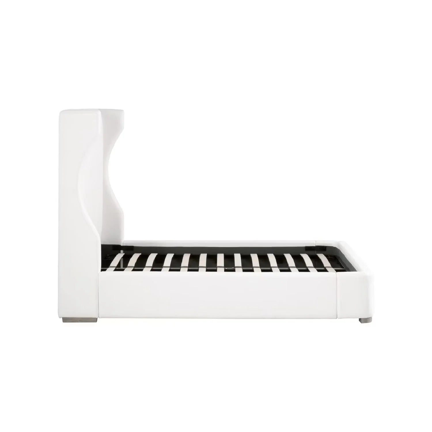 Luxury Modern White Fabric Bed European Style for Villa