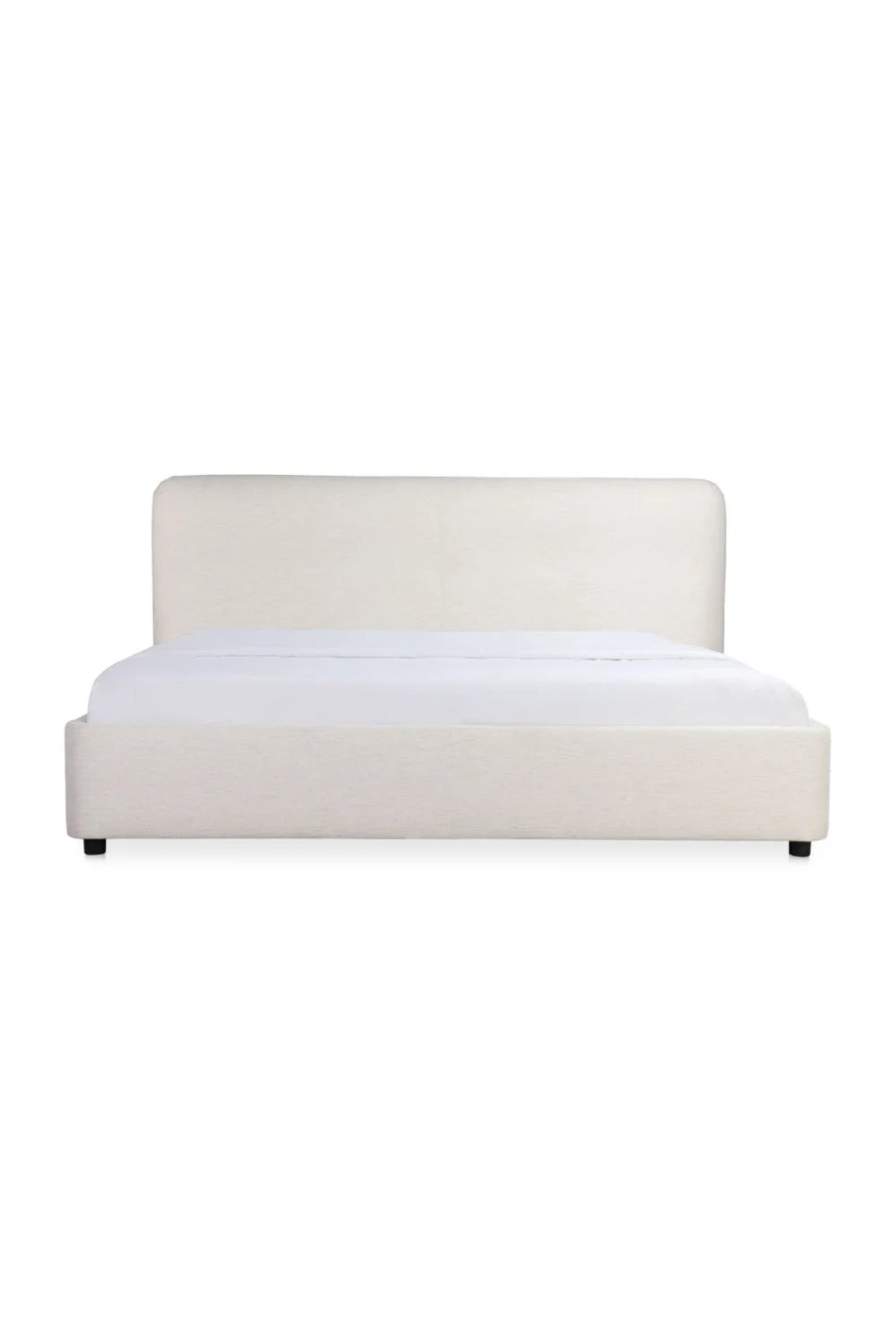 Luxury Modern White Linen Bed European Style for Villa