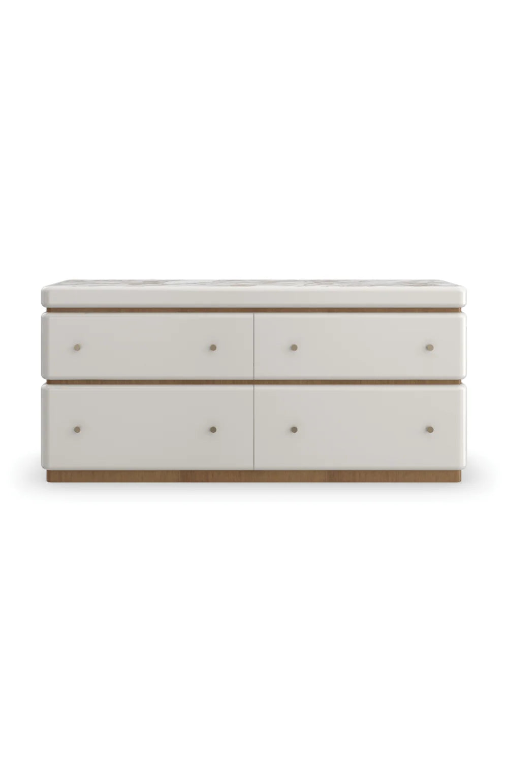 Luxury Modern White Marble Dresser European Style for Villa