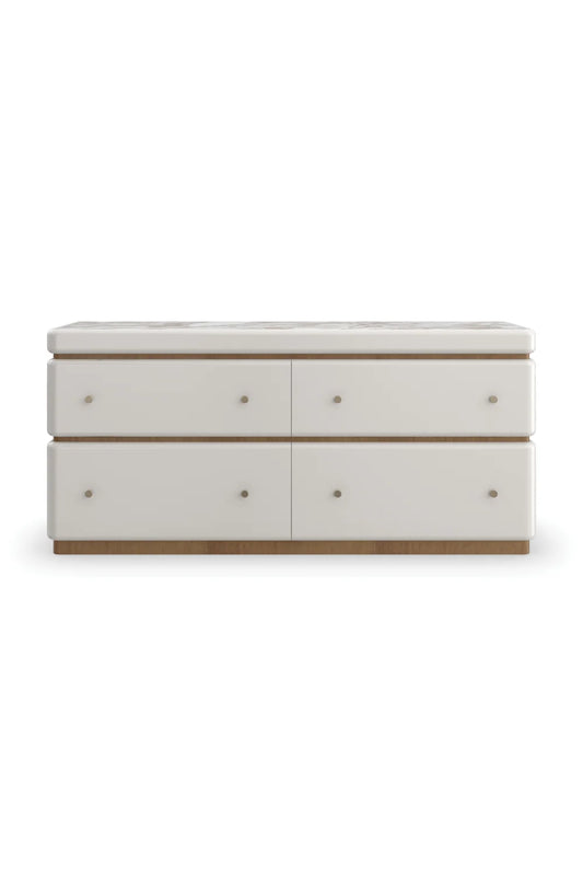 Luxury Modern White Marble Dresser European Style for Villa
