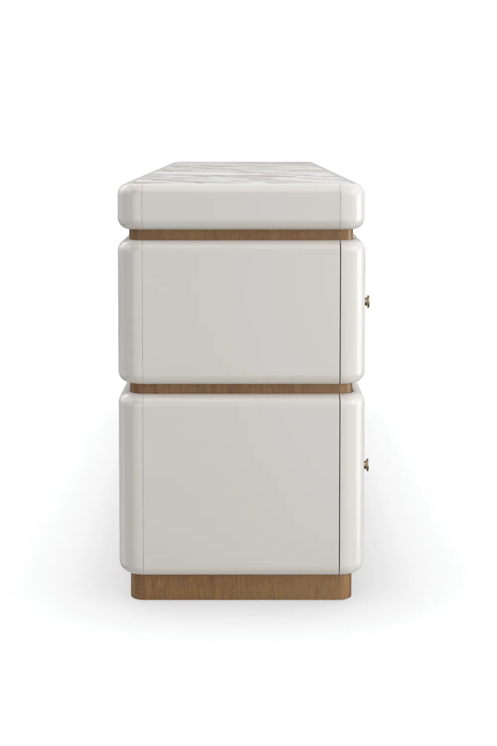 Luxury Modern White Marble Dresser European Style for Villa