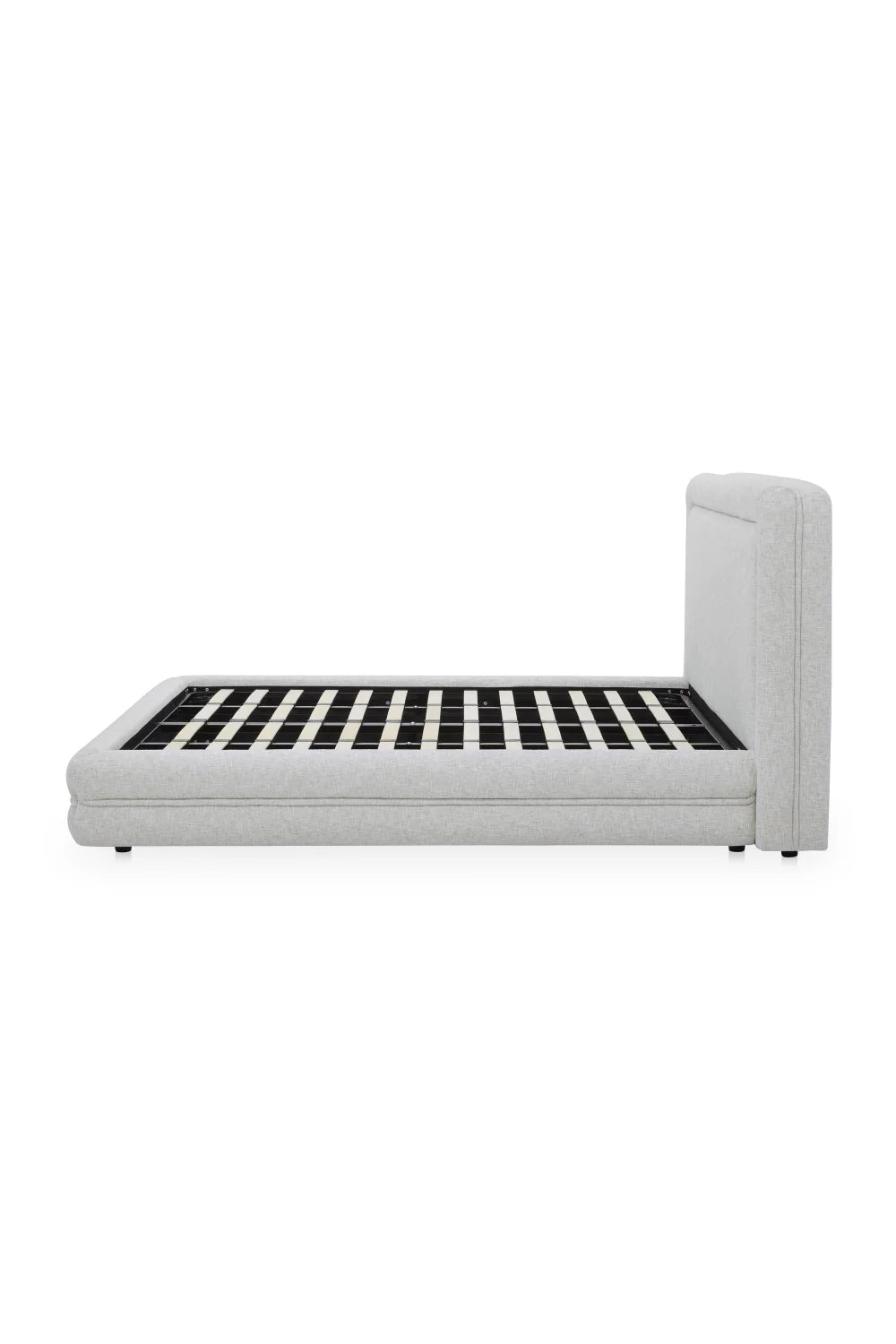 Luxury Modern White Tufted Bed European Style for Villa